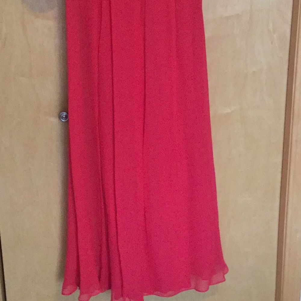 MAX MARA Genarca PleatedLong Sleeve Georgette Gown - Picture 8 of 12